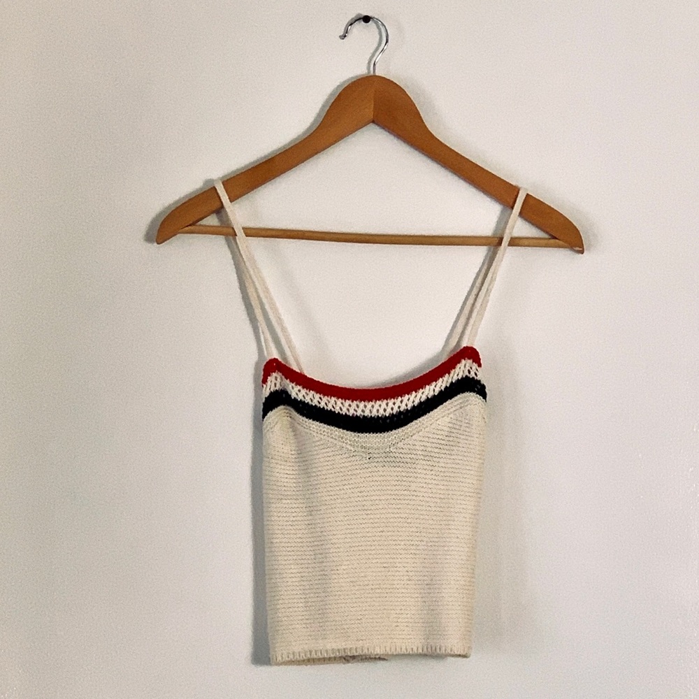 Zara Cream Crochet Camisole